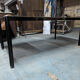 Pink granite desk table by George Ciancimino