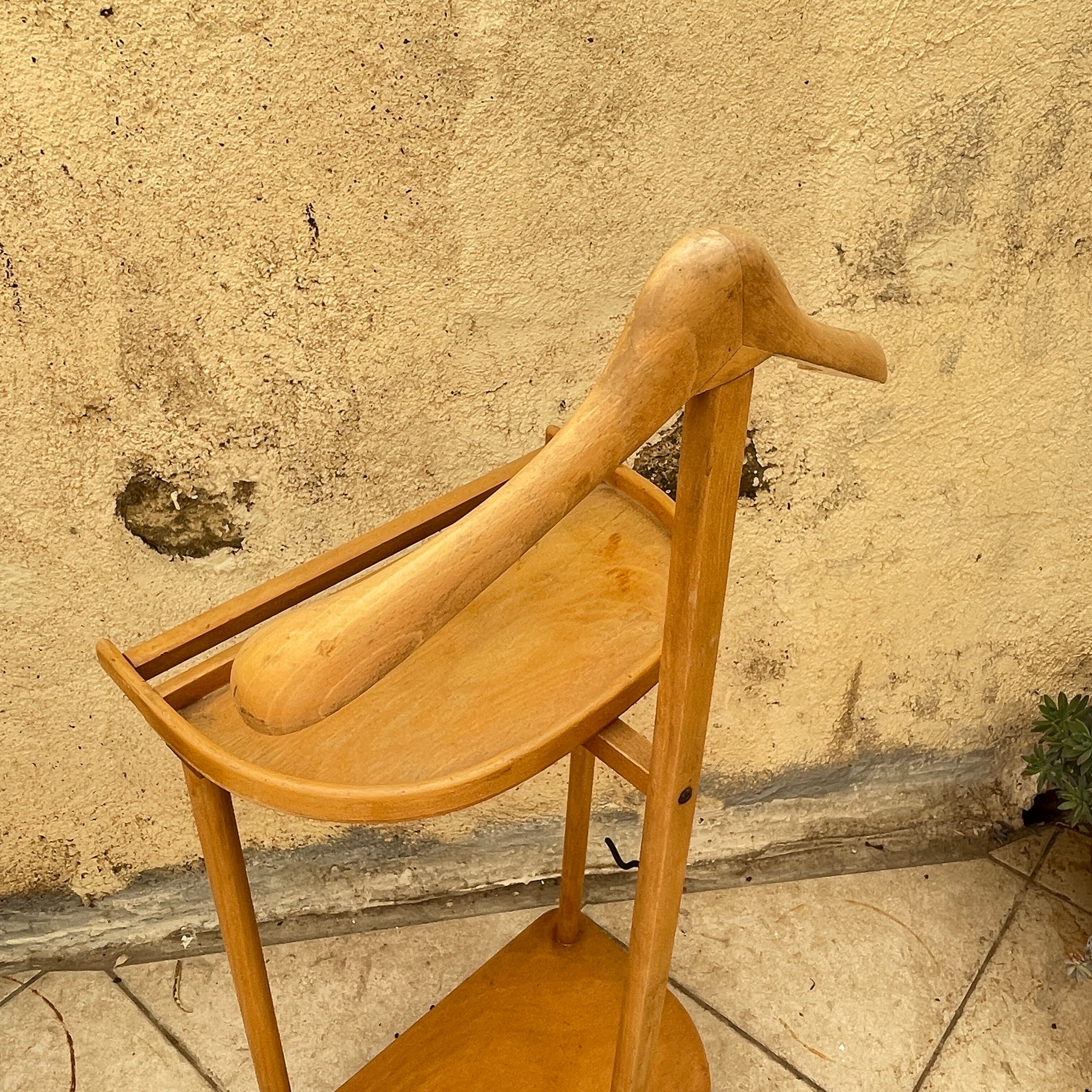 Wooden valet vintage 1960