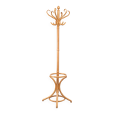 Beech standing coat rack Thonet 1960s