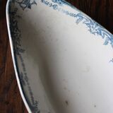 Blue Sarreguemines Vaucluse Ironstone Plate