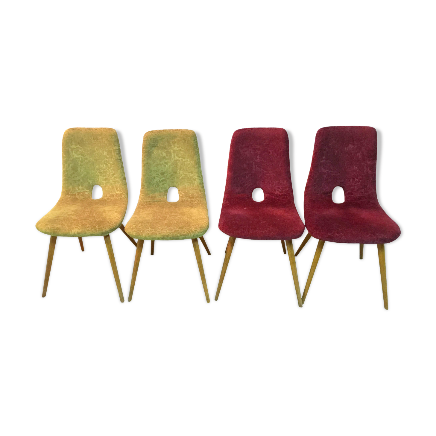 Set of four laminated chairs Miroslav Navratil