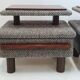 Pair of vintage 1960s bedside tables