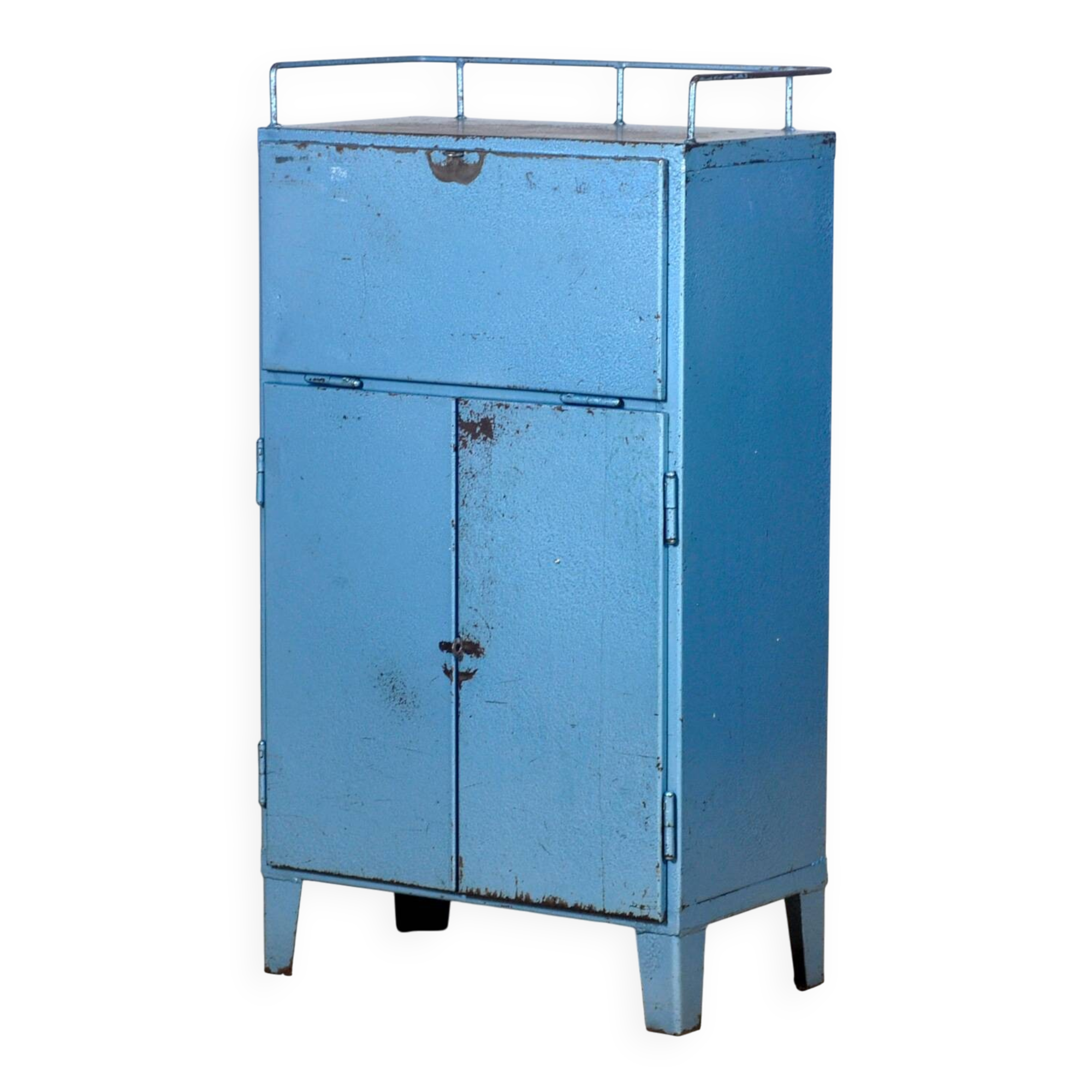 Industrial four-drawer cabinet from the 1970s