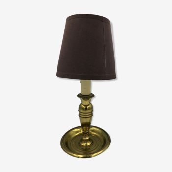 Vintage bronze bedside lamp