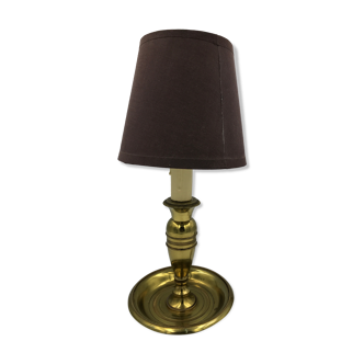 Vintage bronze bedside lamp