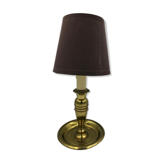 Lampe de chevet en bronze vintage