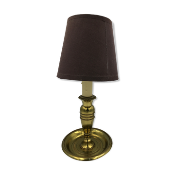 Lampe de chevet en bronze vintage