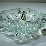 Lead crystal glass ashtray