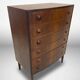 Rosewood Bowed Chest Of Drawers By Kai Kristiansen