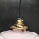 Pink opaline pendant light