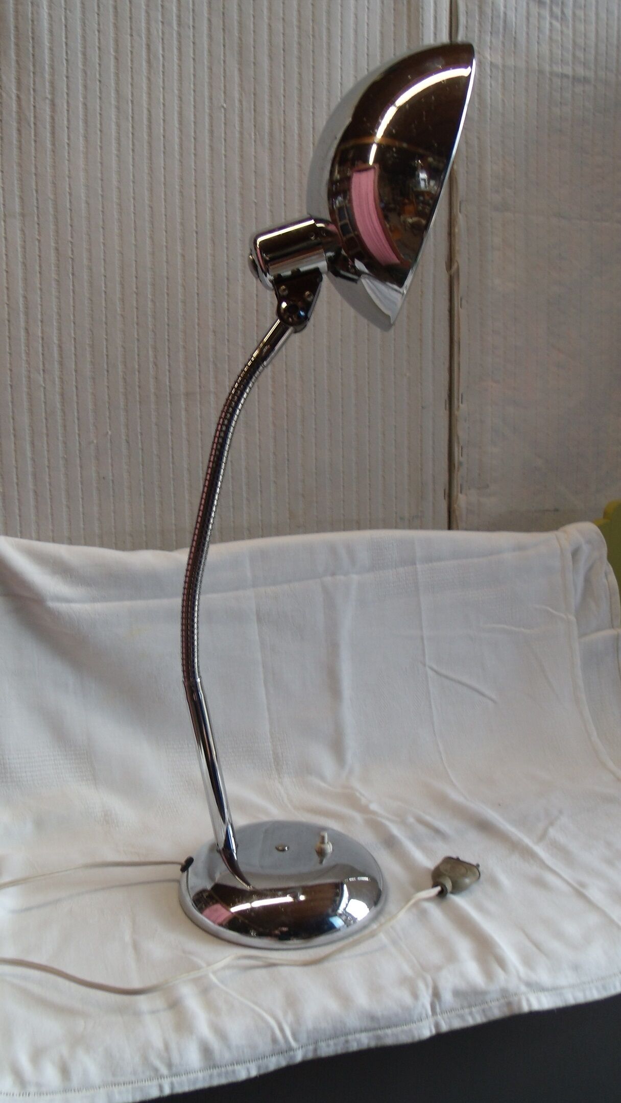Lampe De Poche Vintage Ray-O-Vac Chromée - Modèle Rare 10 Pointe Rouge, Occasion, USA