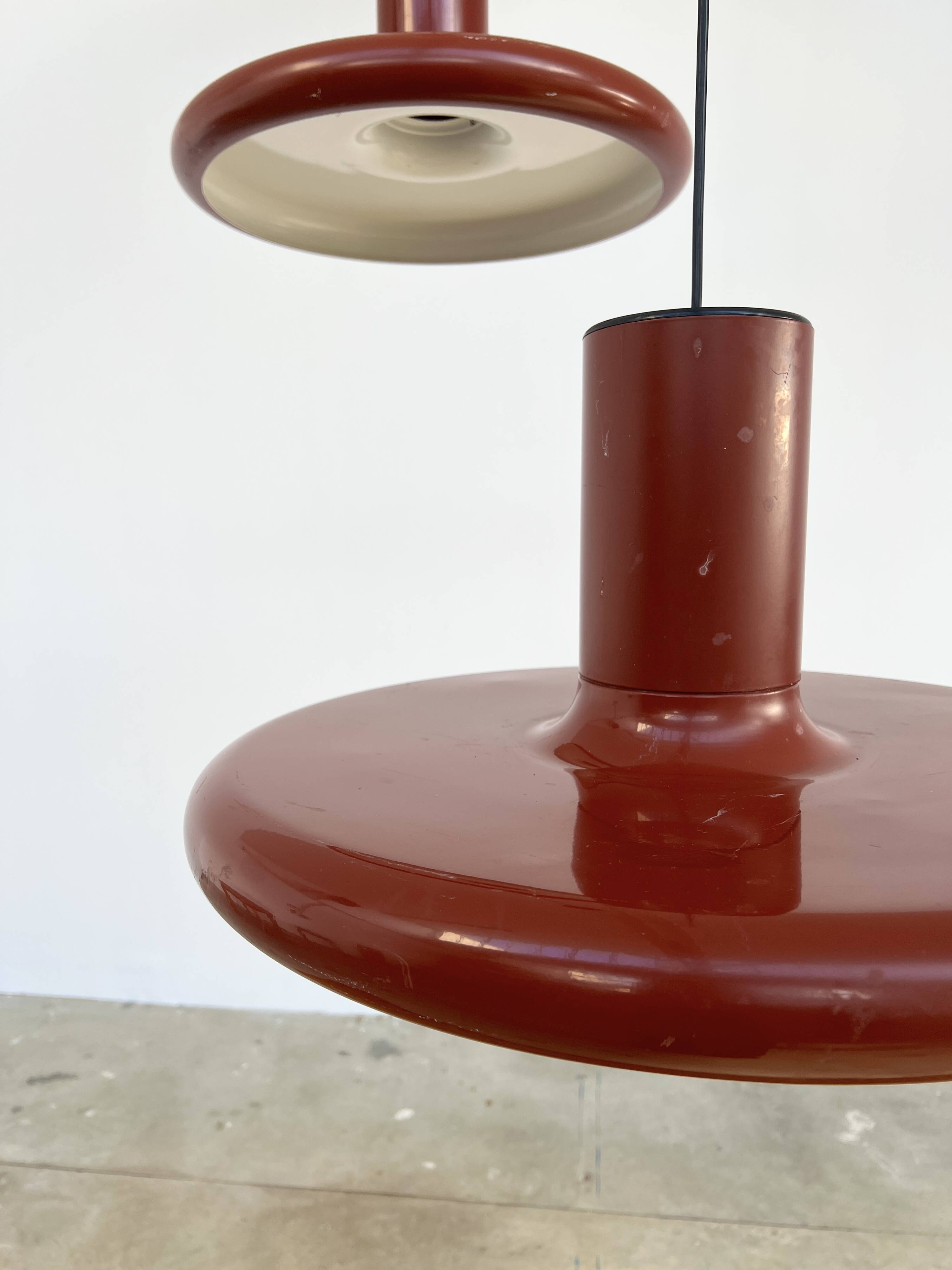 Lita dome suspension 58 vintage brick red