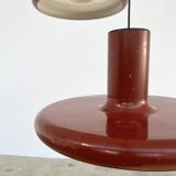 Suspension Lita dôme 58 vintage rouge brique