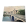 Painting on isorel of the bridge of chouze sur Loire