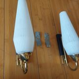 Pair of vintage wall light 50'S Lunel