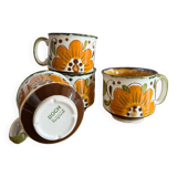 Boch La Louvière cups - Paradiso Yellow series