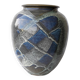 Glazed stoneware vase