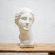Tête de femme vintage en plâtre