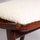Mid-Century Modern Bumerang Chair, light cream bouclé, Poland, 1960s