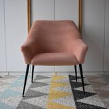 Vintage armchair Shell, 1960s,Deutsche Democratische Republic,restored