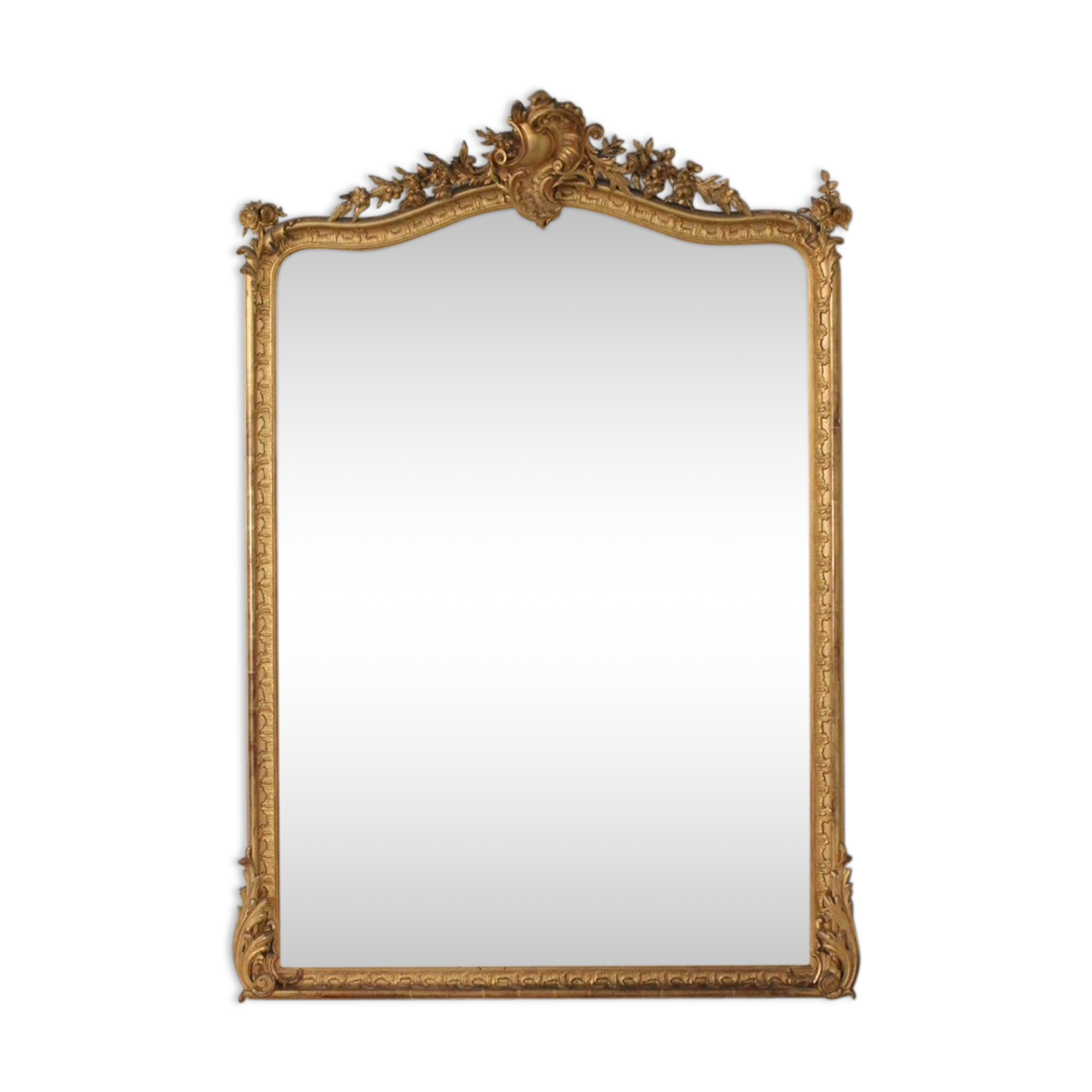 Golden mirror 19th 139x199cm