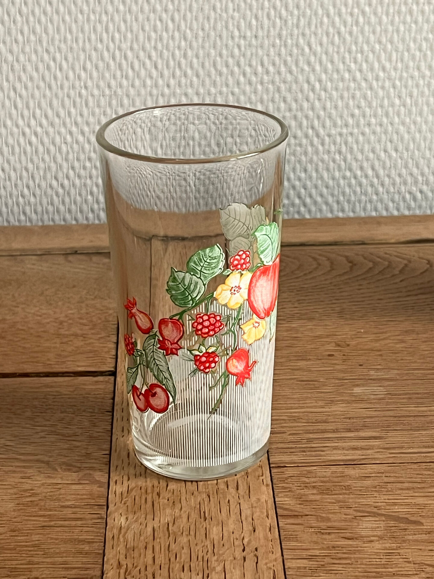 6 vintage orangeade glasses made in Italy