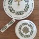 Cheese service in gien pottery (sold as a set)
