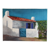 French oil painting, signed CD, 2002