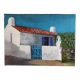 French oil painting, signed CD, 2002