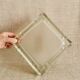 Large ashtray, pocket emptier, modernist glass paving from the 1960s.