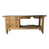 Workbench on wheels - 225 cm