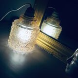 Glass walking lamp