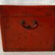 Coffre rouge chinois
