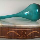 Large blown glass bottle