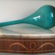 Large blown glass bottle