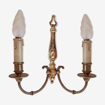 Golden candles wall lamp