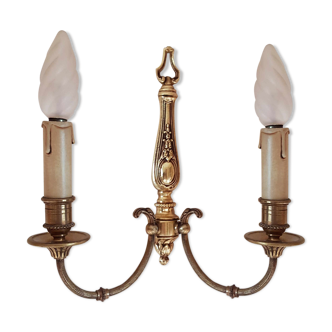 Golden candles wall lamp