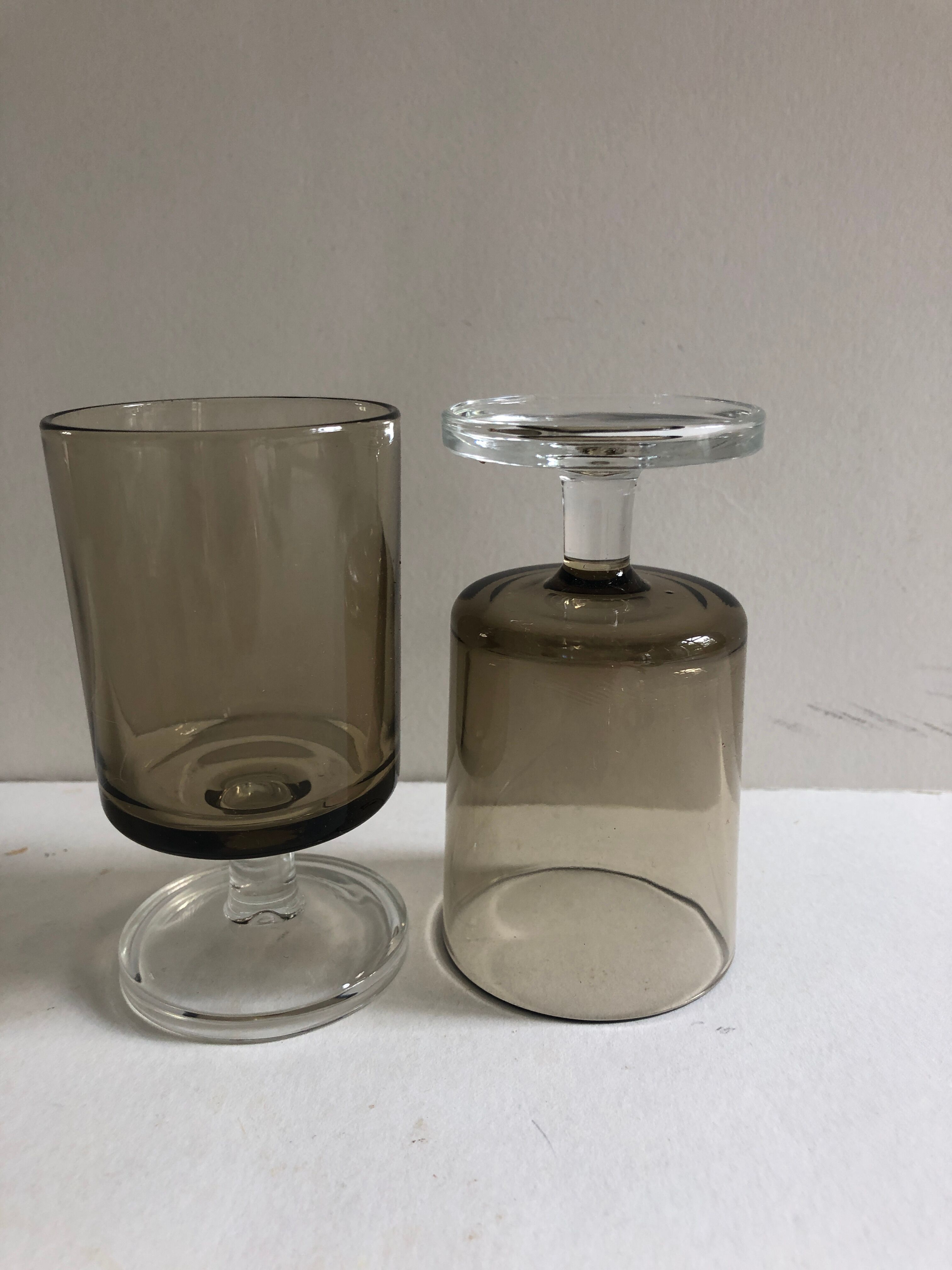 6 Luminarc wine glasses