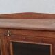 Old wooden glazed cabinet with four doors