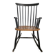 Rocking chair Scandinavian design attributed to Inge Andersson vintage 1960