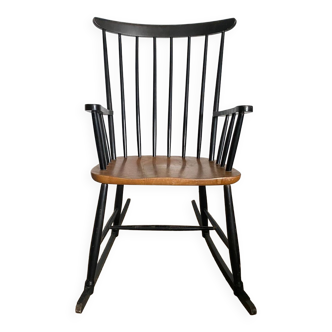 Rocking chair Scandinavian design attributed to Inge Andersson vintage 1960