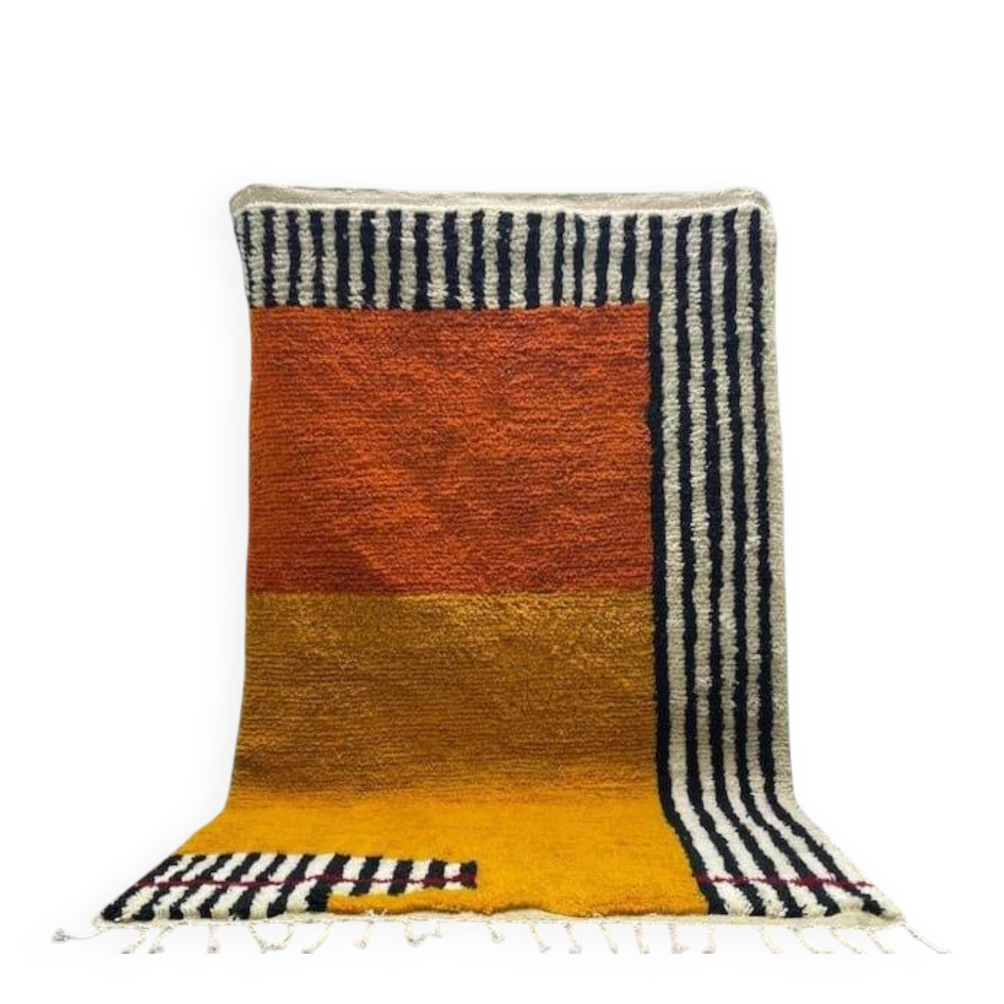 Handmade pure wool rug, size 150/250 cm.