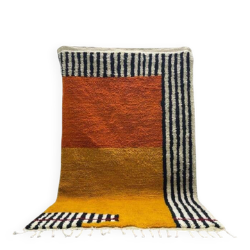 Handmade pure wool rug, size 150/250 cm.