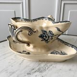 Gravy boat Terre de Fer Sarreguemines late nineteenth century