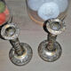 Pair of old candlesticks