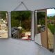 Barber triptych mirror 80x30cm