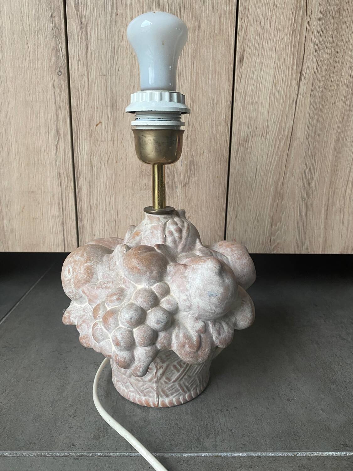 Fruit basket lamp base