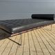 Knoll Barcelona Daybed Black Sabrina leather AS NEW!! Mies van der Rohe