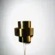 Gold Coloured Layered Wall Lamp By Anvia Nederland, The Netherlands, 1960S