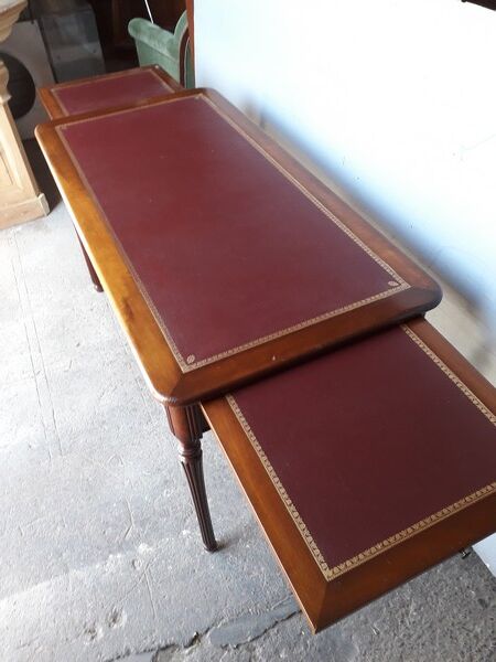 St Louis 16th solid cherry writing desk mid 20th century